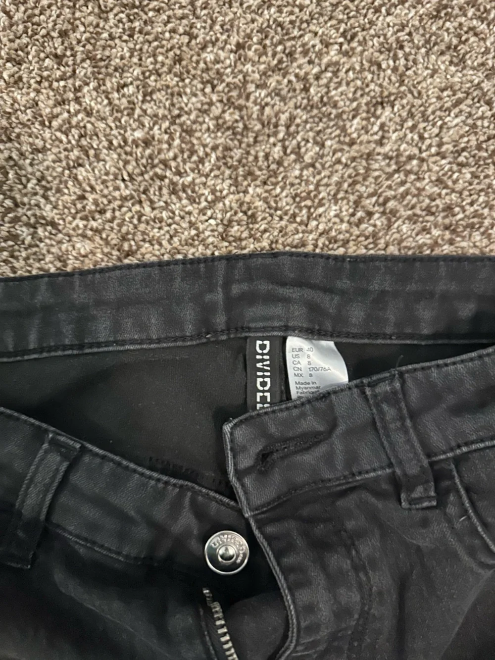 H&M super skinny faded black jeggings - Picture 5 of 6